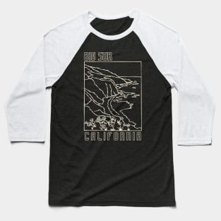 Big Sur California Baseball T-Shirt